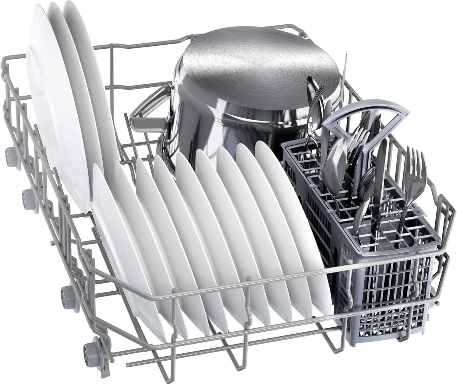 Dishwasher 45 cm BOSCH SPS2HKW58E E-Class 9 place settings White WiFi