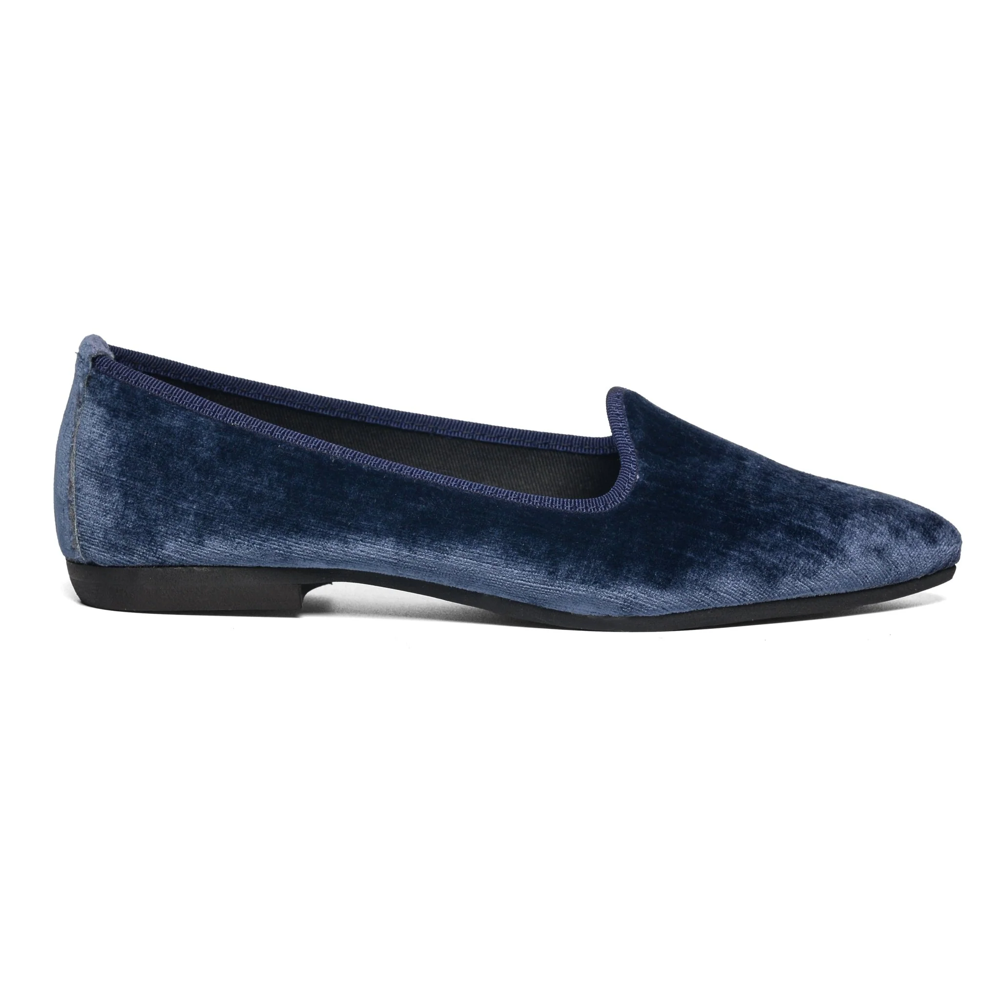 Scarpetta Flavia velluto perla notte