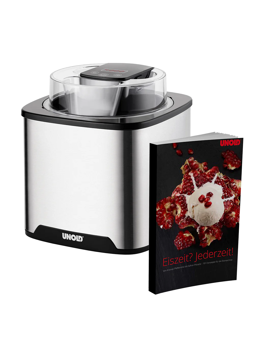 2025 Máquina para hacer sorbetes Gelato con libro de recetas 1,5 L