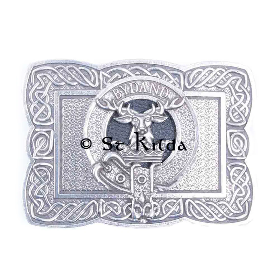Clan Crest Belt Buckle - Gordon