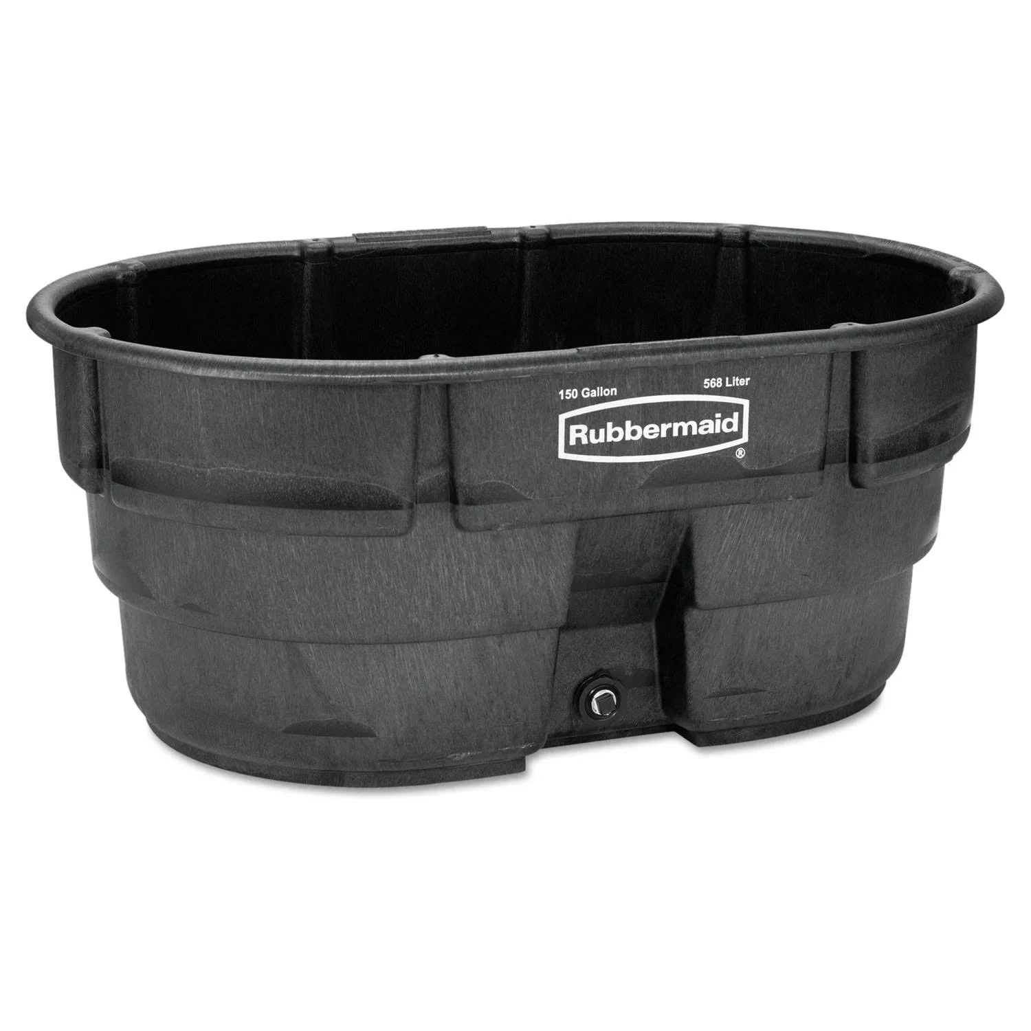 2025 Tanque de Agua Rubbermaid FG424500BLA, Capacidad 150 Galones, Plástico, Negro