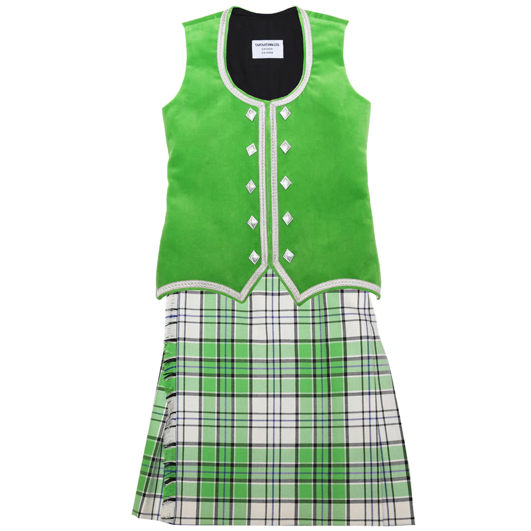 Tartan - Dress Lime McRae