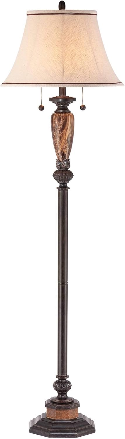 Kathy Ireland Sonnett Industrial Vintage Floor Lamp Standing 63 1/2