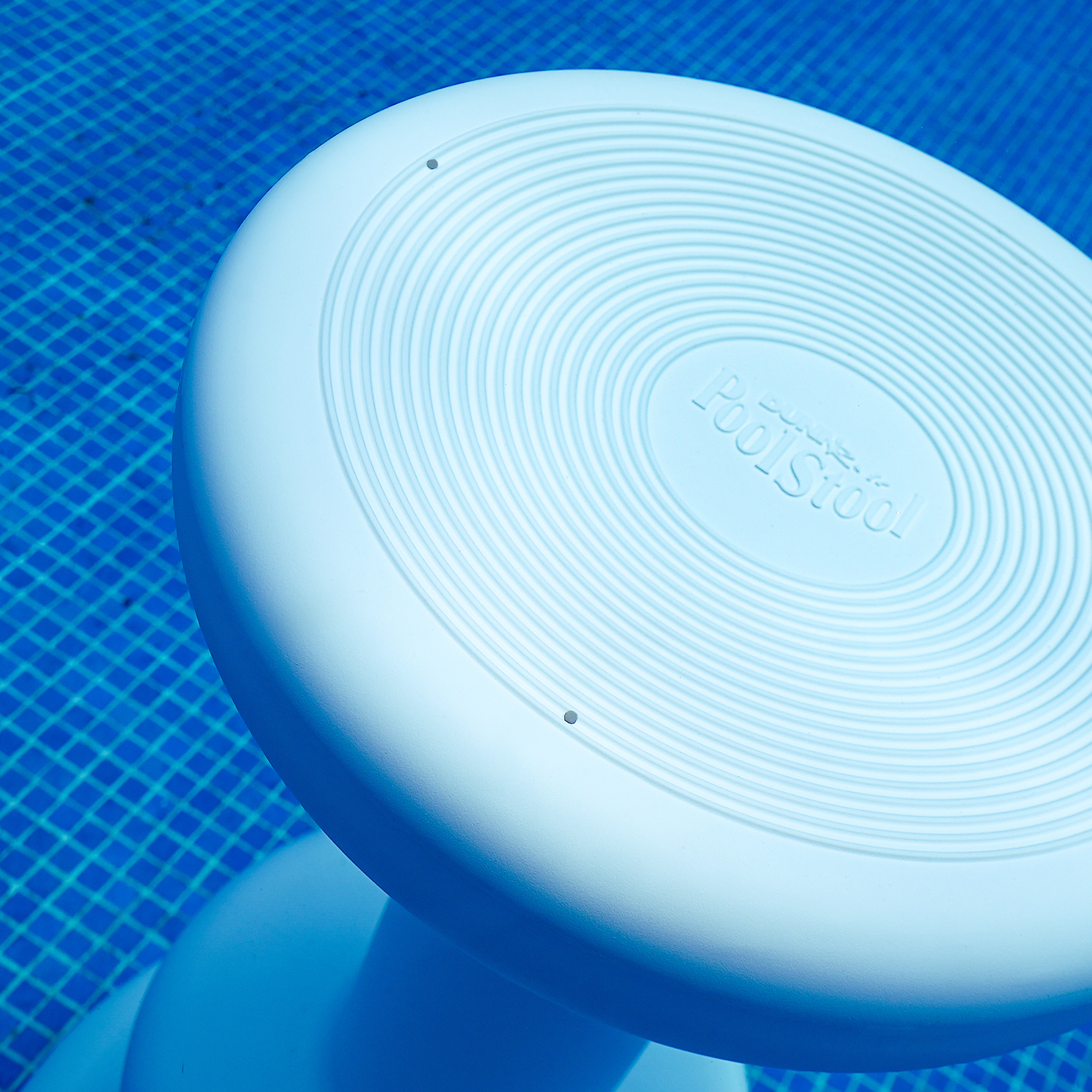 Dunn-Rite Products Made in USA Submersible Swim Up Pool Stools for Underwater Use, Bar Stool for Inside Pool and Patio Deck Seating, 24 Inch (1 Stool)