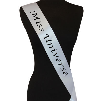 Miss Universe Sash | Pageant Sashes | Beauty Pageant Sash | Satin Quality 60