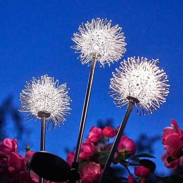 Outdoor LED Solar Dandelion Lights(2 Packs)