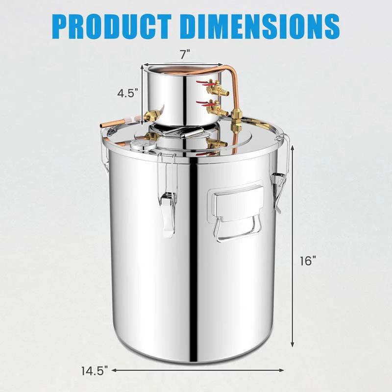 Eletriclife 5 Gal/10 Gal 40L Water Alcohol Distiller