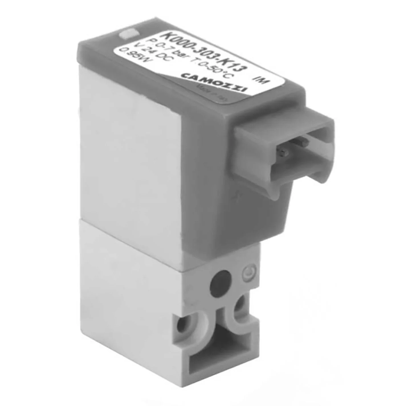 Camozzi K000-303-K13 - Dir. Mini Sol Val 3 Way Nc 90 Conn 24Vdc