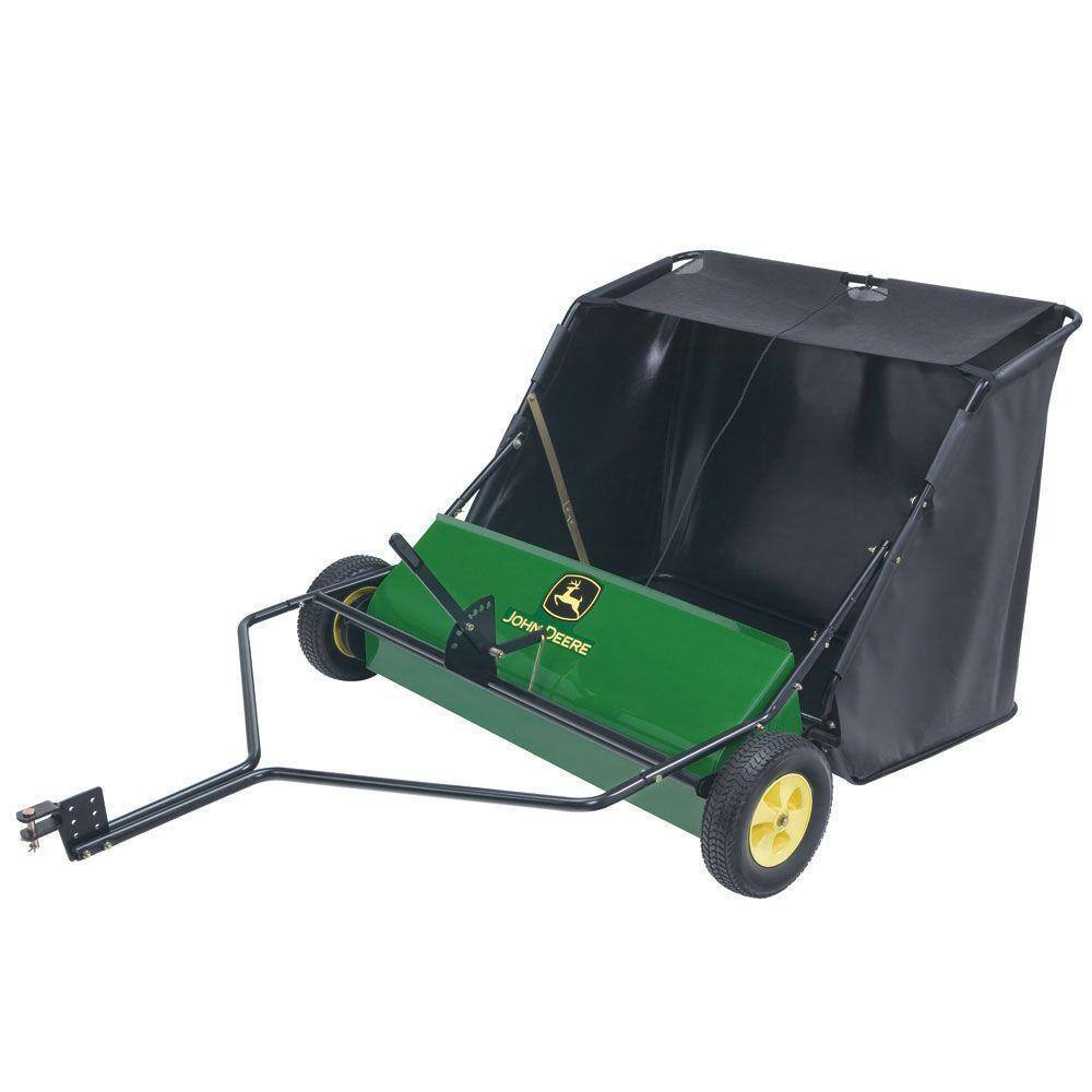 John Deere 42��� Tow-Behind Lawn Sweeper, 24 cu. ft. Capacity, Adjustable Brushes
