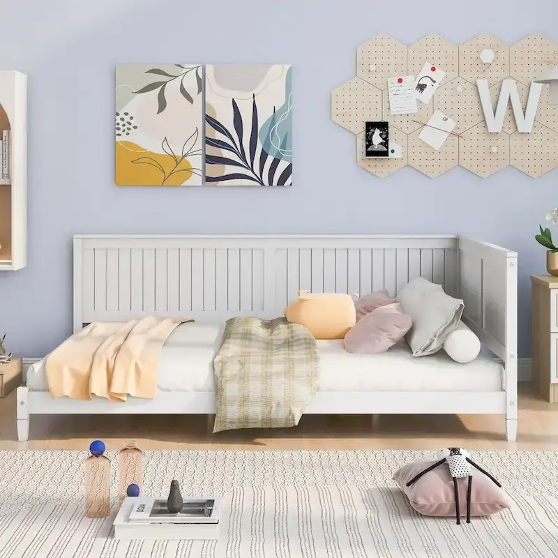 Full-Size Wooden Daybed/Sofa Bed