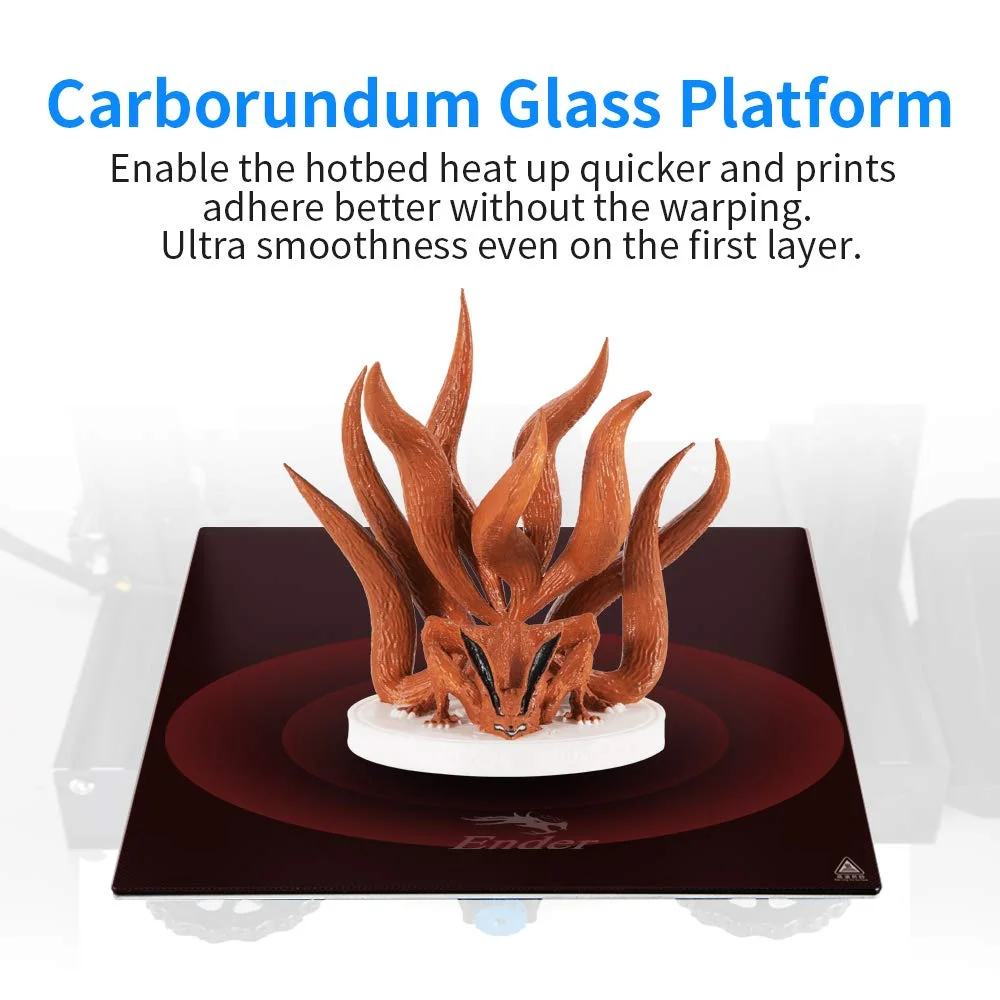 2025 Verbeterde 3D Printer Creality Ender 3 V2, Printformaat 220x220x250 mm, Aluminium, Zwart