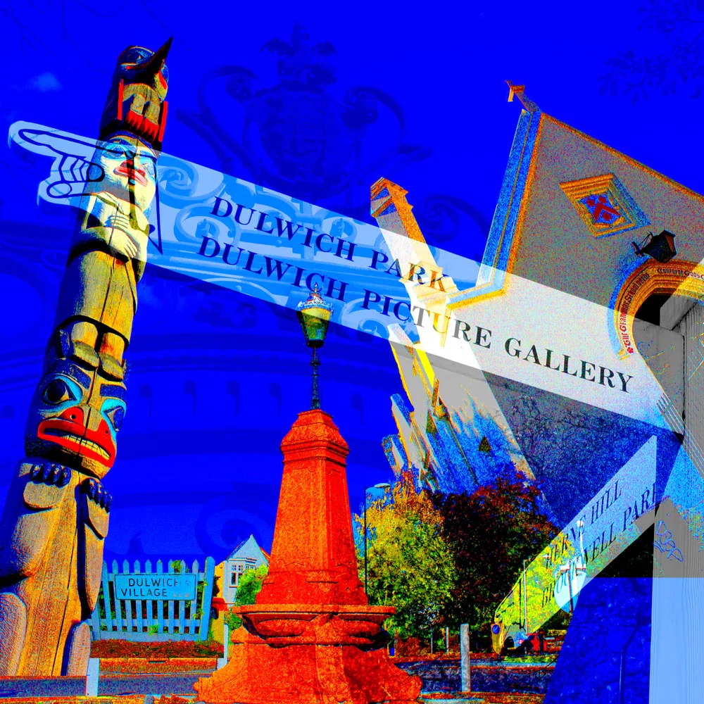 Dulwich Landmarks Blue