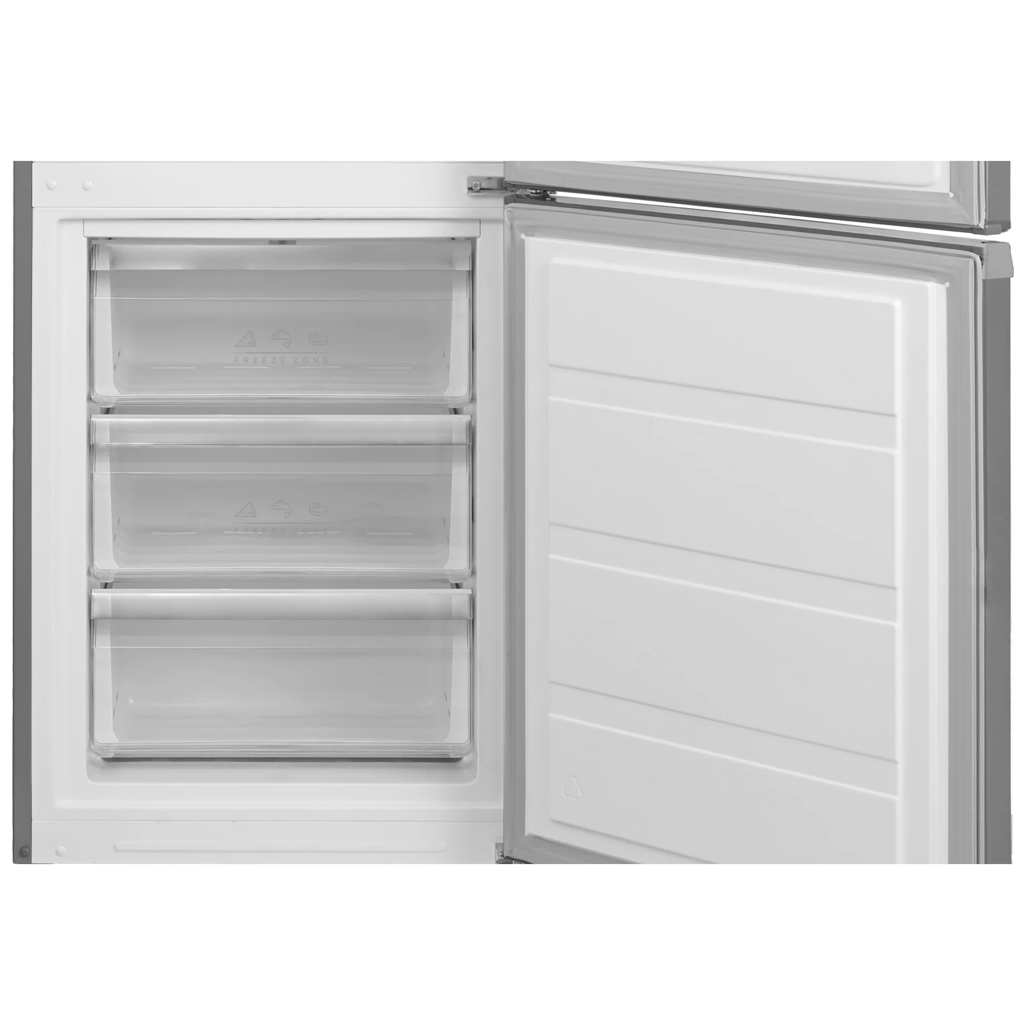 SPC Kühl- / Gefrierkombination KKS3612-2 INOX, 310 L, C-Klasse, NoFrost
