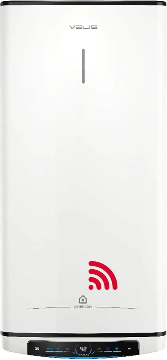 Termo eléctrico Ariston Velis Pro wifi (ex Fleck Duo 5), 50 Litros Plano, blanco