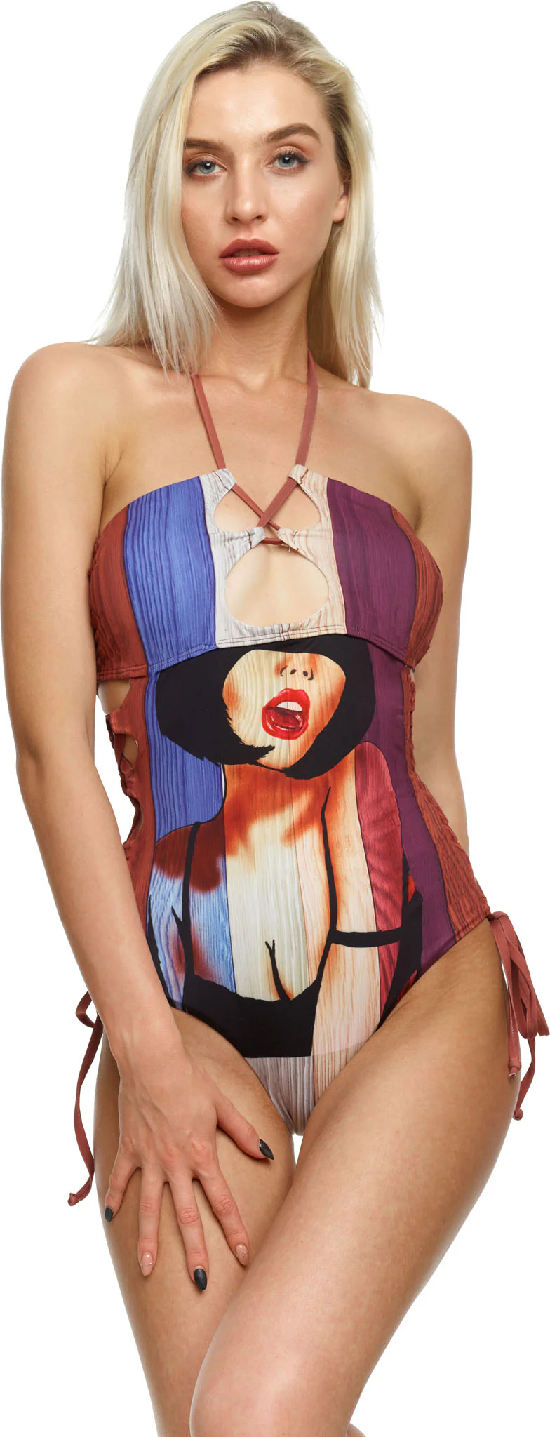 Swimsuit Model N11-2 PopArt Wood
