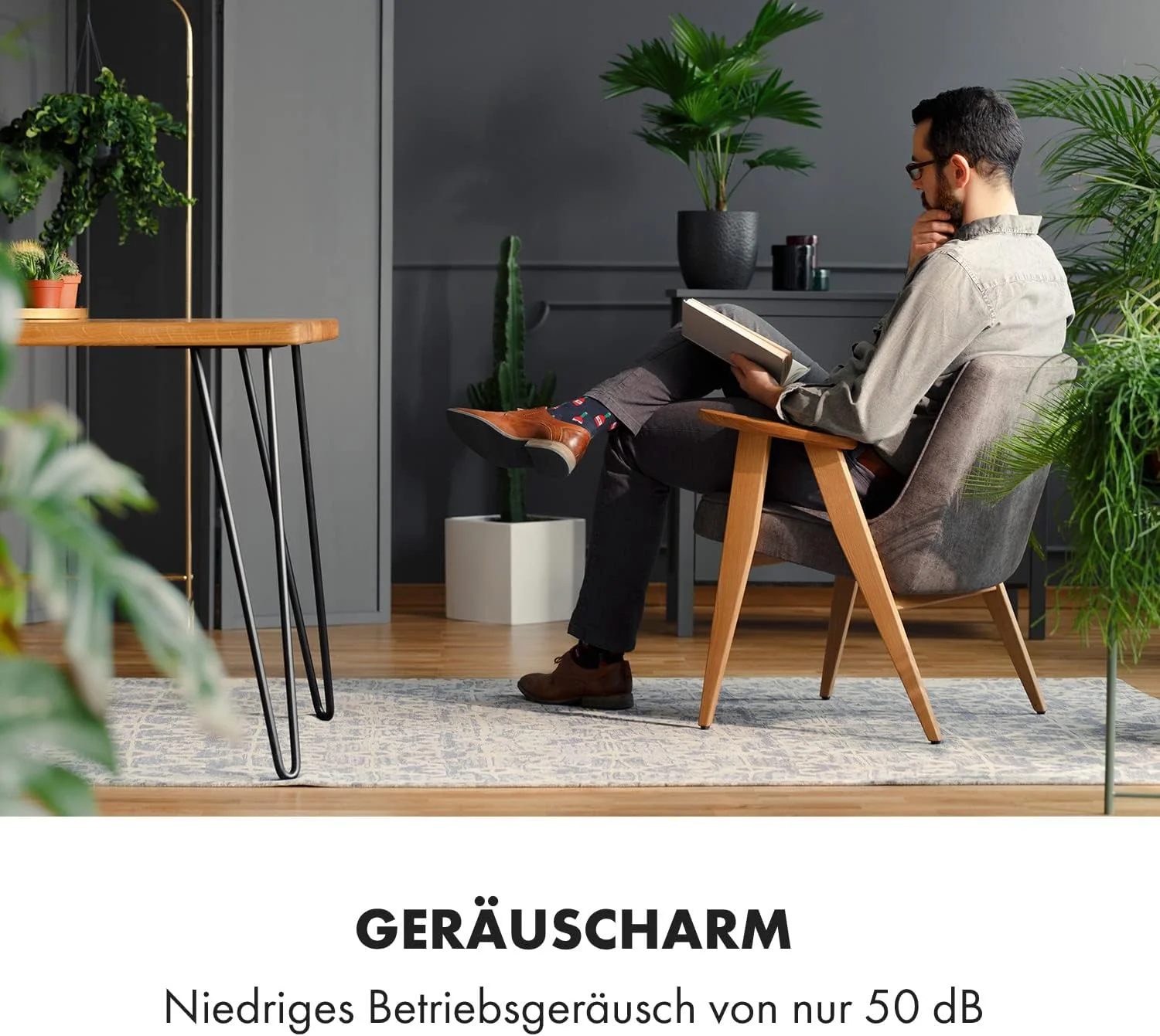 Klarstein Mobiele Airco met Afvoerslang, 3-in-1 Airconditioner met Ventilator & Luchtontvochtiger, Kleine & Draagbare Airco voor Thuis & op Kantoor, met Nachtmodus & App-bediening, 7000 BTU