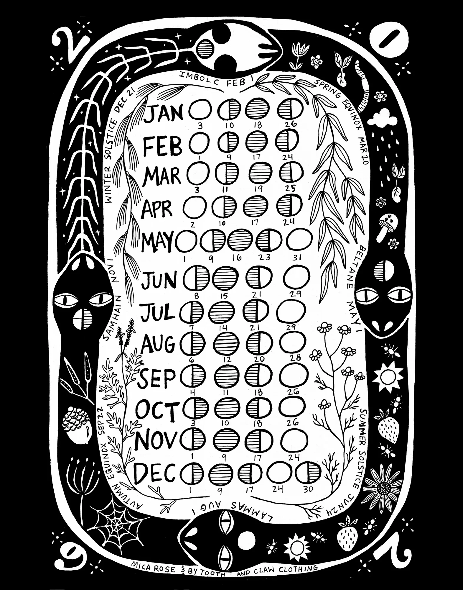 Moon Calendar 2026