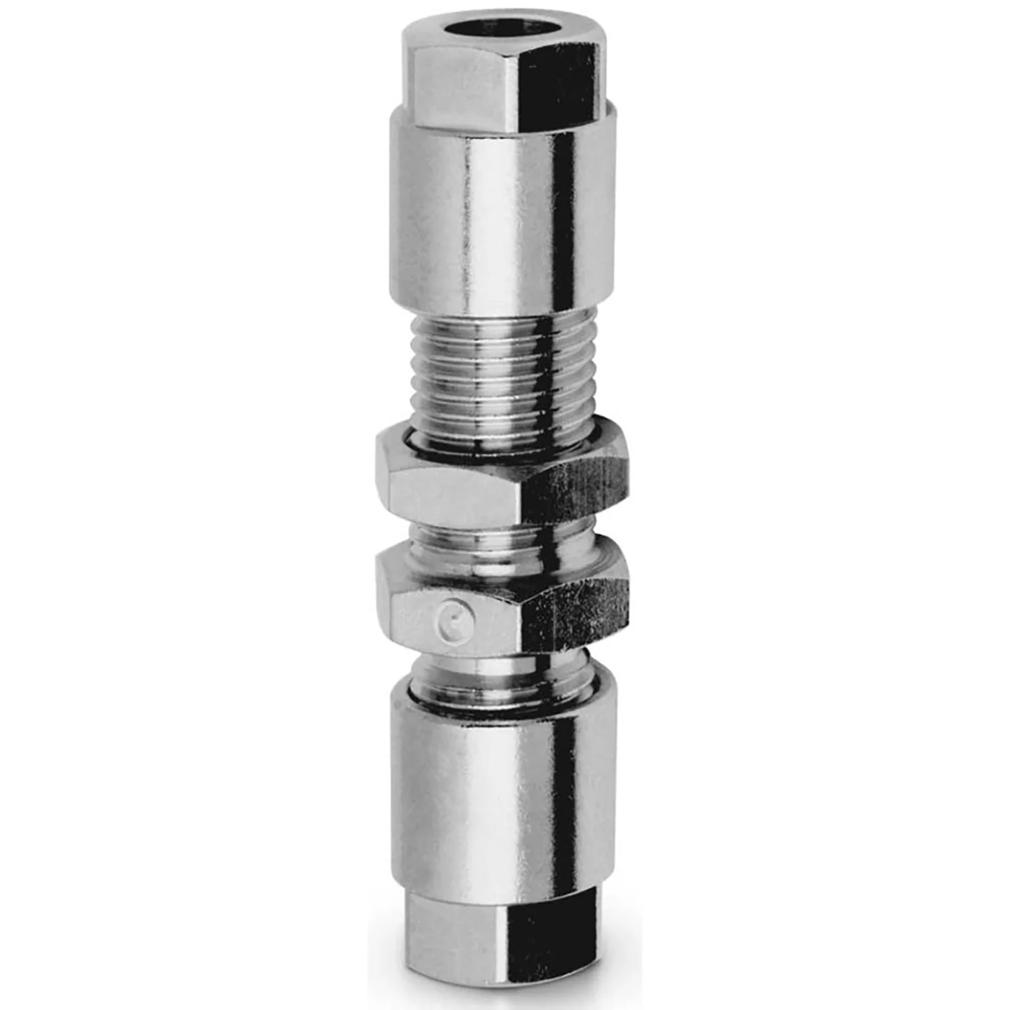 Camozzi 1250 6 - Comp Fitting Bulkhead Connector 6mm Tube