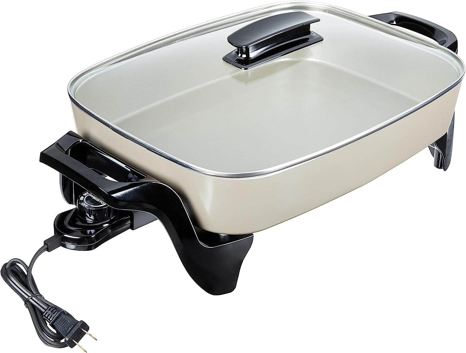 , Grey Ceramic 06856 Electric Skillet, 16
