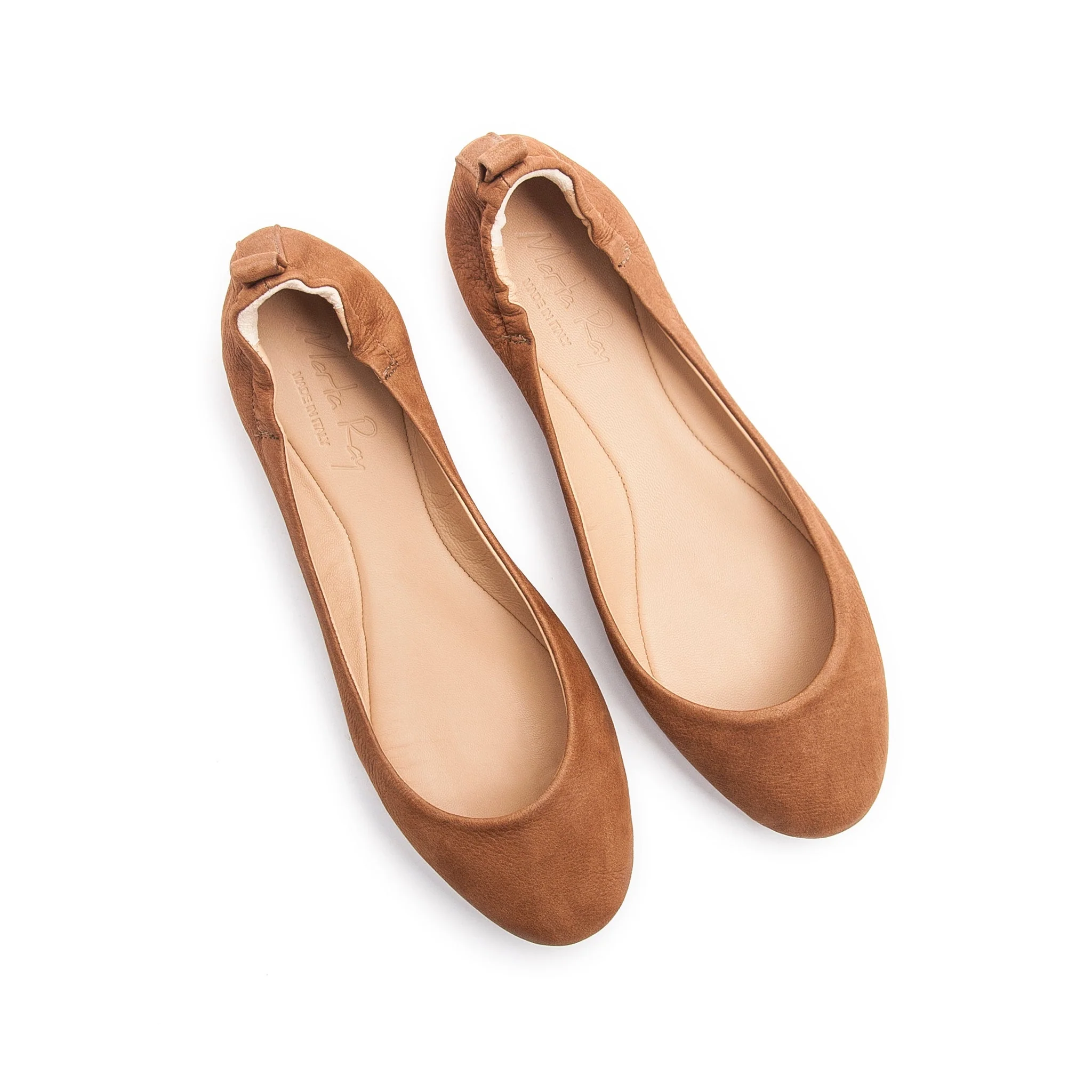 Ballerina tonda sacchetto long beach caramello