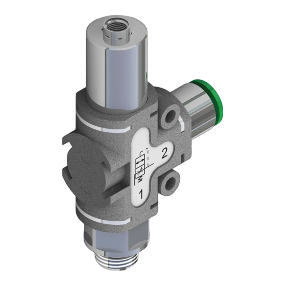Pneumax 551.281.M2.D8.XX 90?�� Soft Start Valve 1/4 Male - 8mm