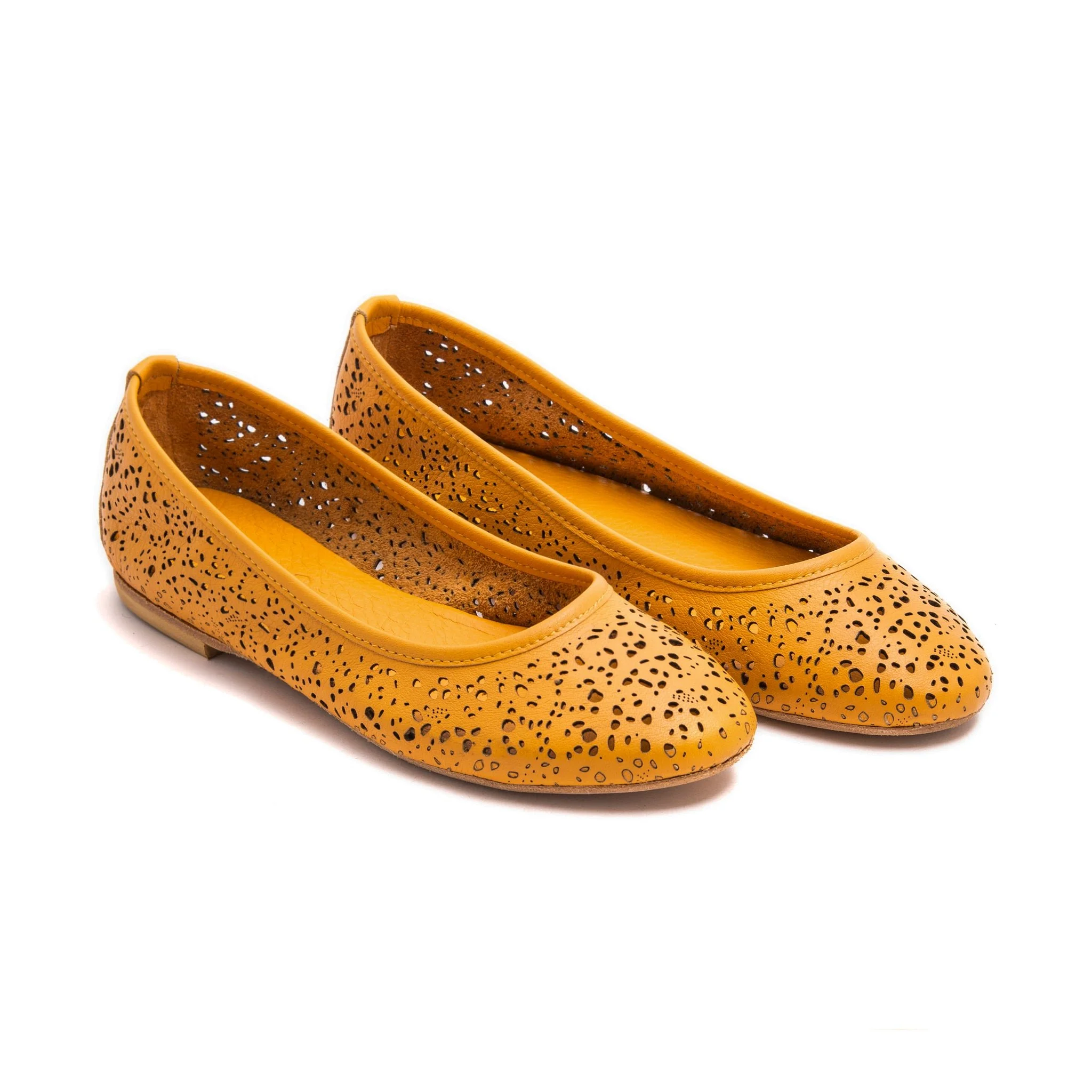 Ballerina ricamo mousse mango