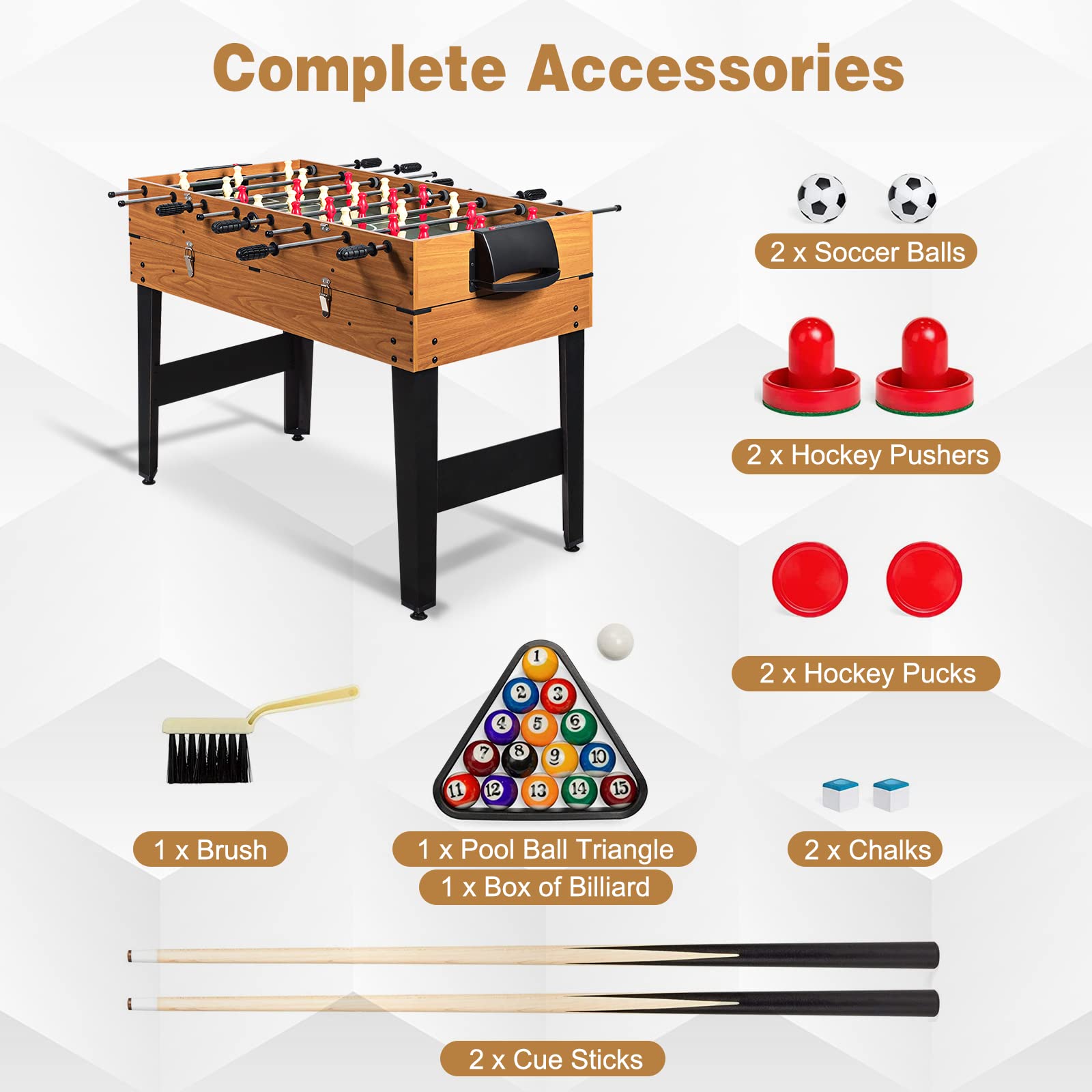 Goplus Foosball Hockey Billiard Soccer