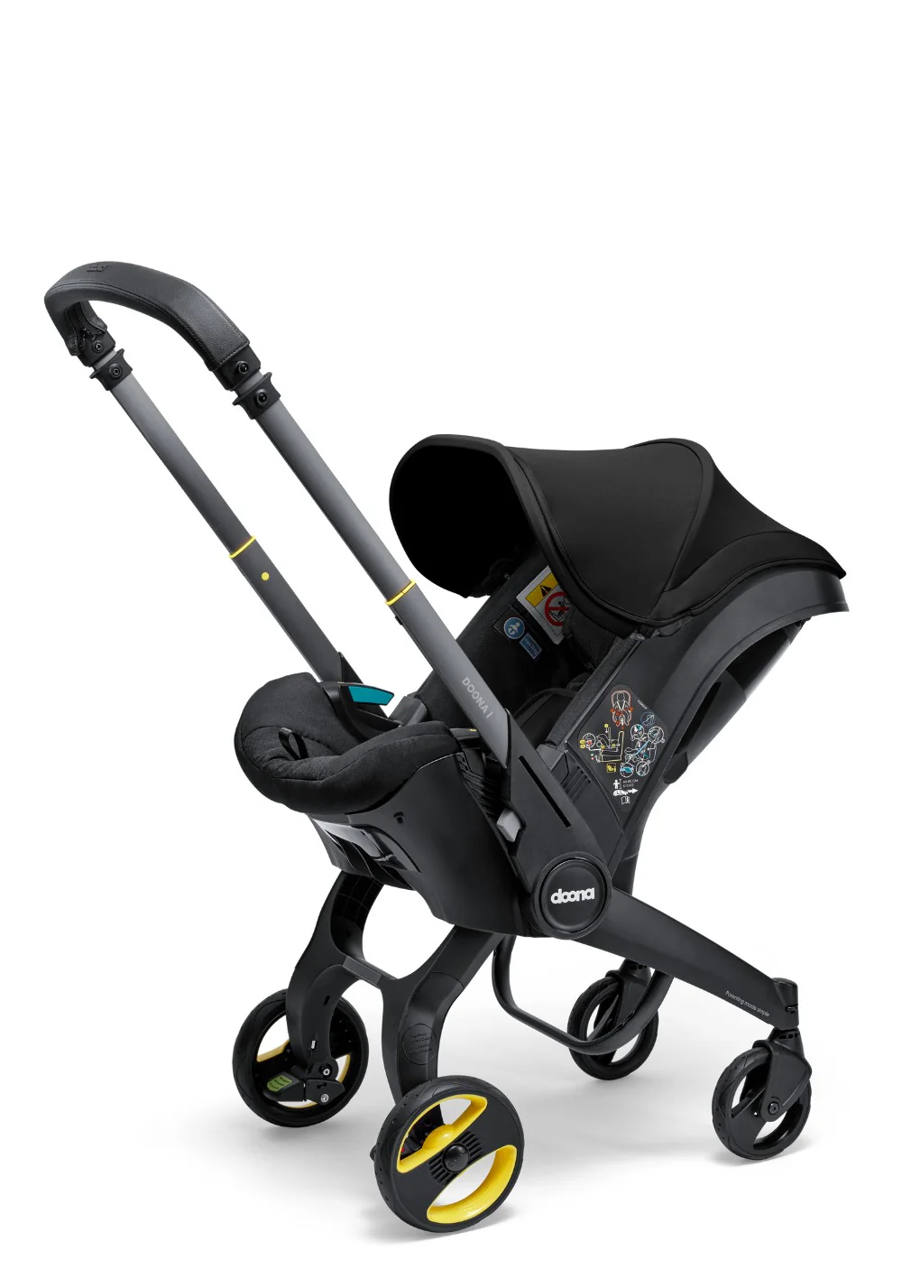 2025 Cochecito para bebé Doona i Negro Nitro