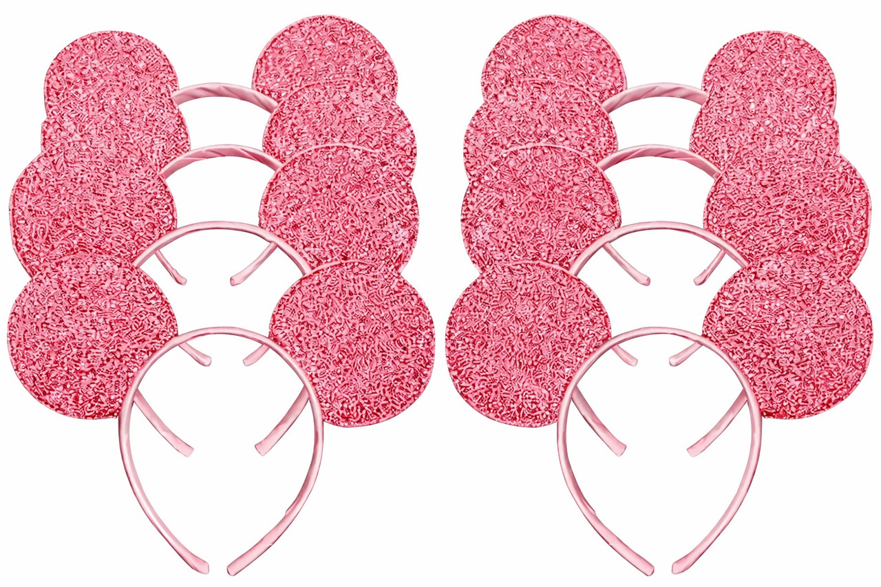 Pink Minnie Ears | Sequin Minnie Mouse Ears | 15003PI