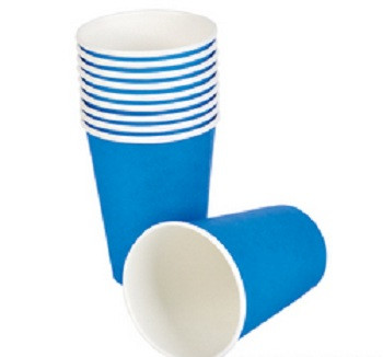 Party Paper Cups Blue 9 oz 12 Pack 3855