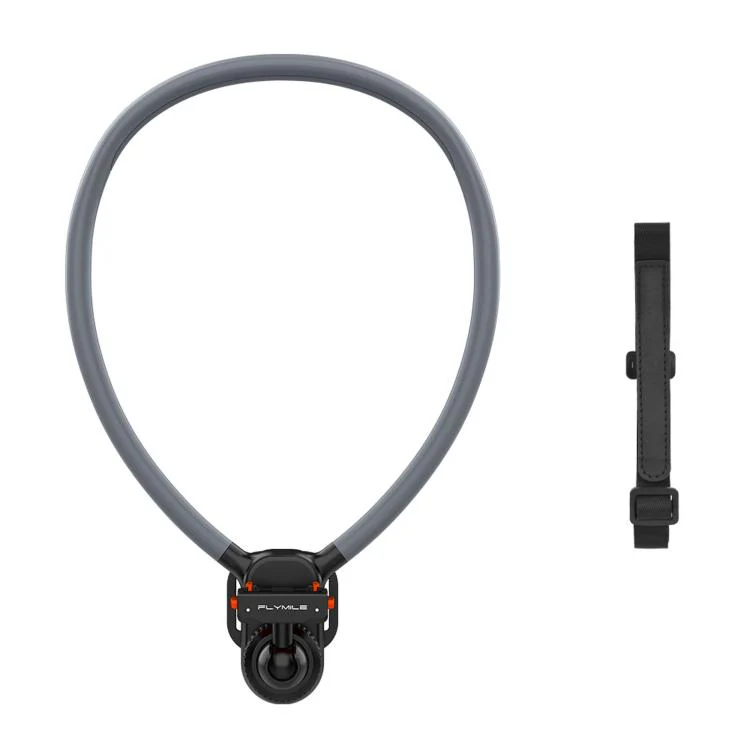 Flymile First-person Perspective Shot Magnetic Quick-release Neck Brace, For DJI Osmo Action 3 / 4 / 5 Pro / 6, For Insta360 Ace / Ace Pro 2 / X5, Universal Action Camera Two-Claw