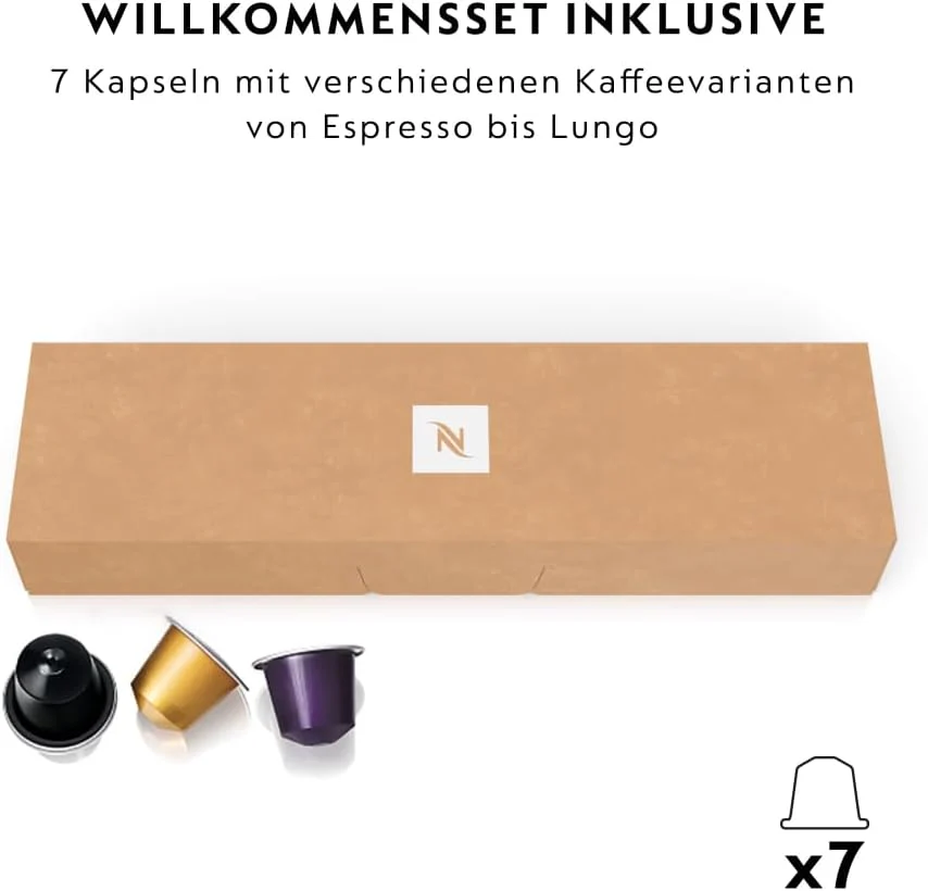 Nespresso De'Longhi EN267.BAE Citiz koffiezetapparaat met melkopschuimer, energiebesparende functie, 1710W, 1 liter, 37.2 x 21.8 x 27.7 cm, zwart