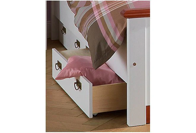 Cajón para cama de madera de pino blanco, 83 cm de ancho