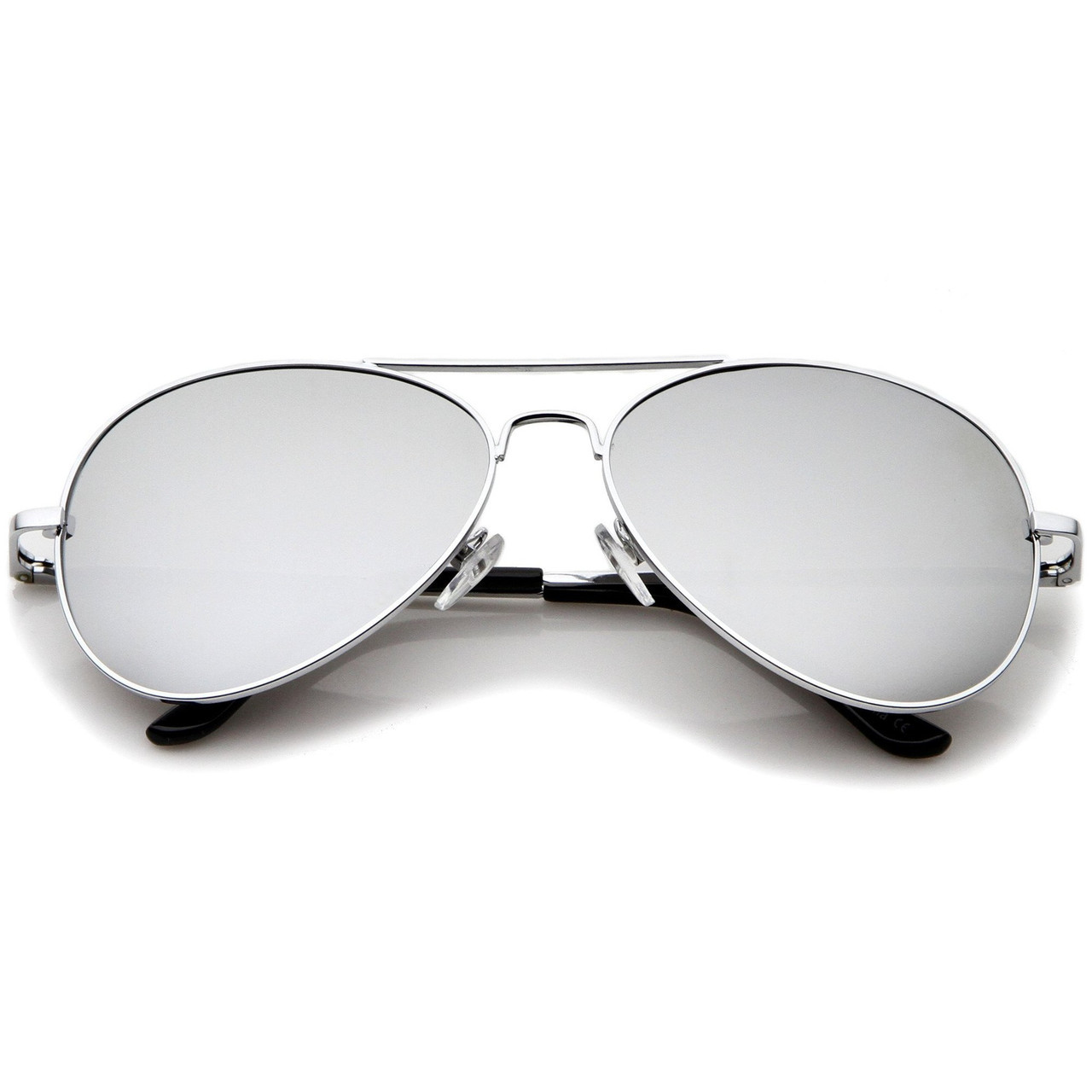 Aviator Sunglasses Silver Frame/ Silver Lens?Bulk 1104