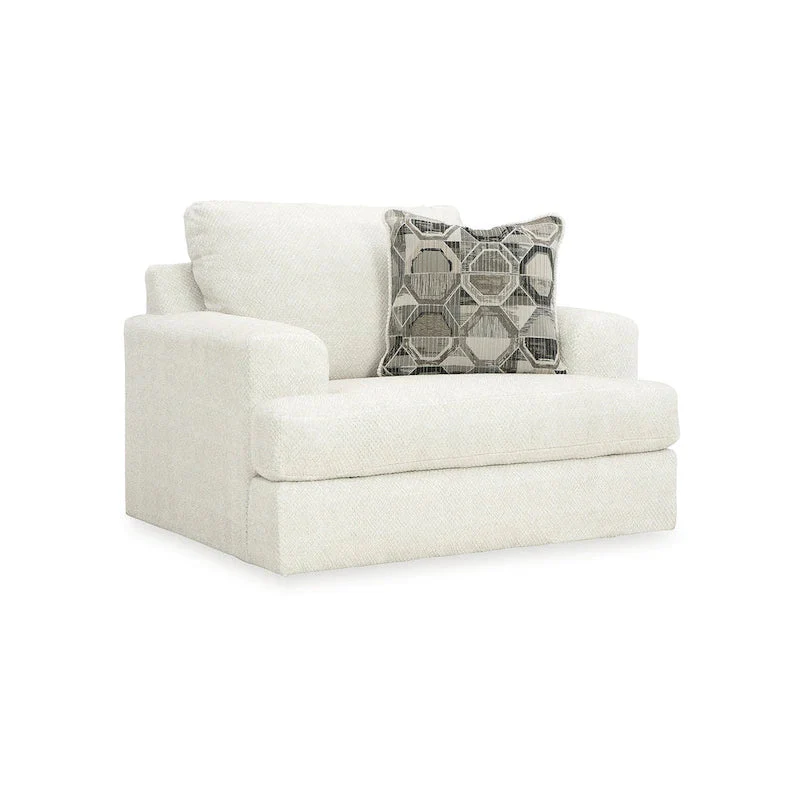 Signature Design by Ashley Karinne Oversized Linen Chair - Dimensions: 51