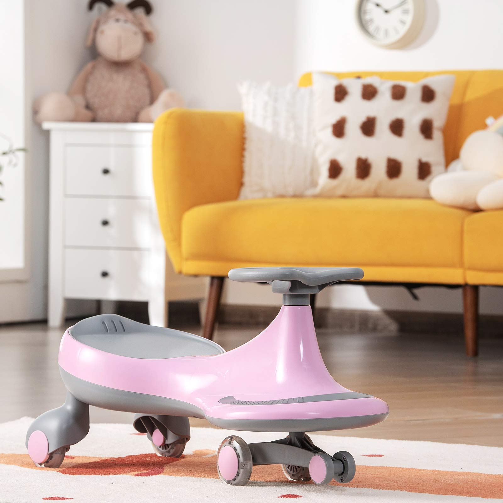 Wiggle Flashing Wheels Batteries Movement