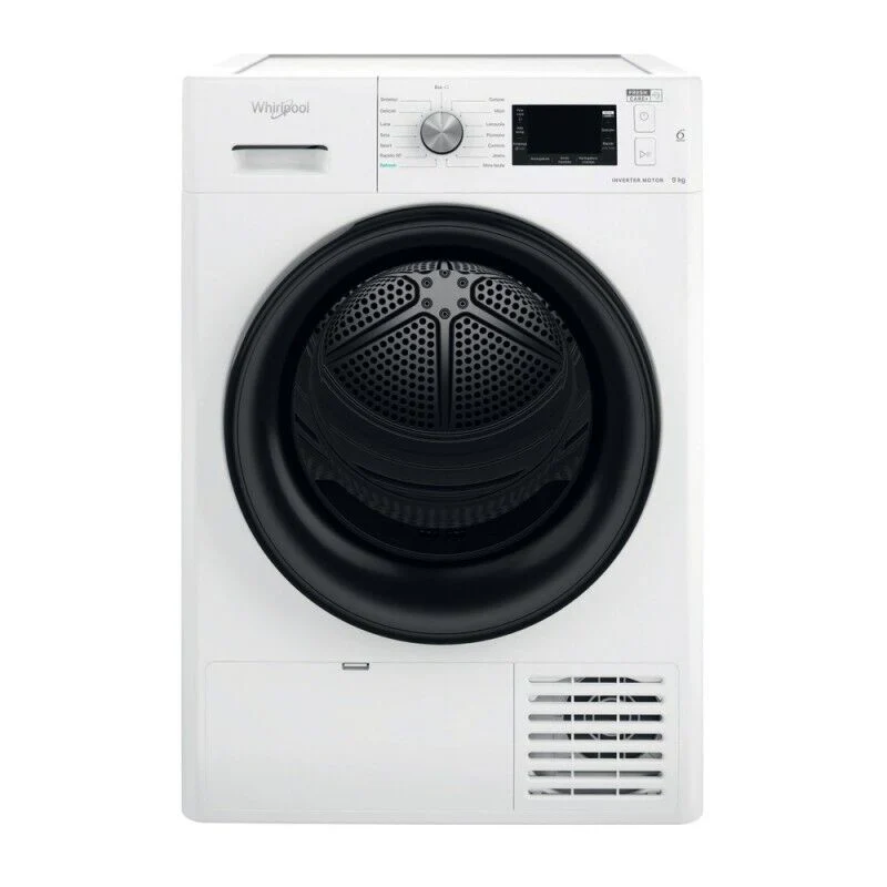 Asciugatrice A Pompa di Calore Whirlpool FFTN M22 9X3B IT 9 Kg Classe A+++ (A84,9xL59,5xP64,9) Tecnologia 6° senso Motore inverter