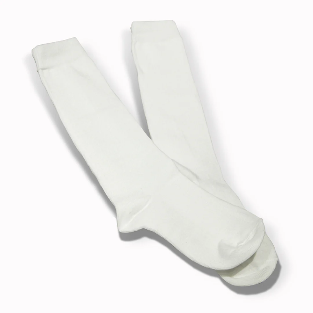 White Knee High Socks