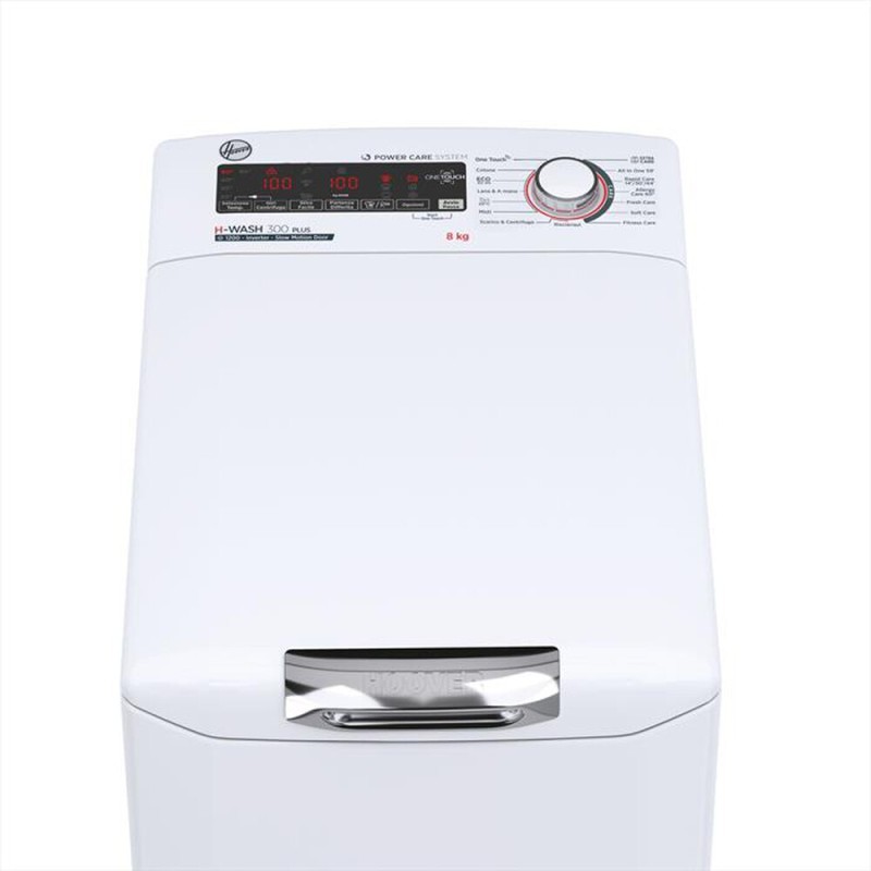 Hoover H3TM28TAMC5/1-11-Lavatrice a carica dall'alto Slim 8kg 1200 RPM Classe A Bianca