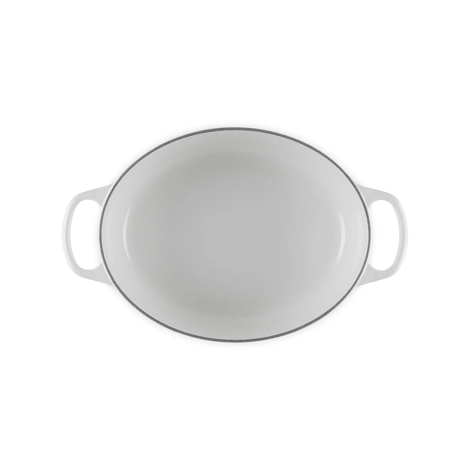Le Creuset Pfanne Signature Bräter Oval  29 cm White