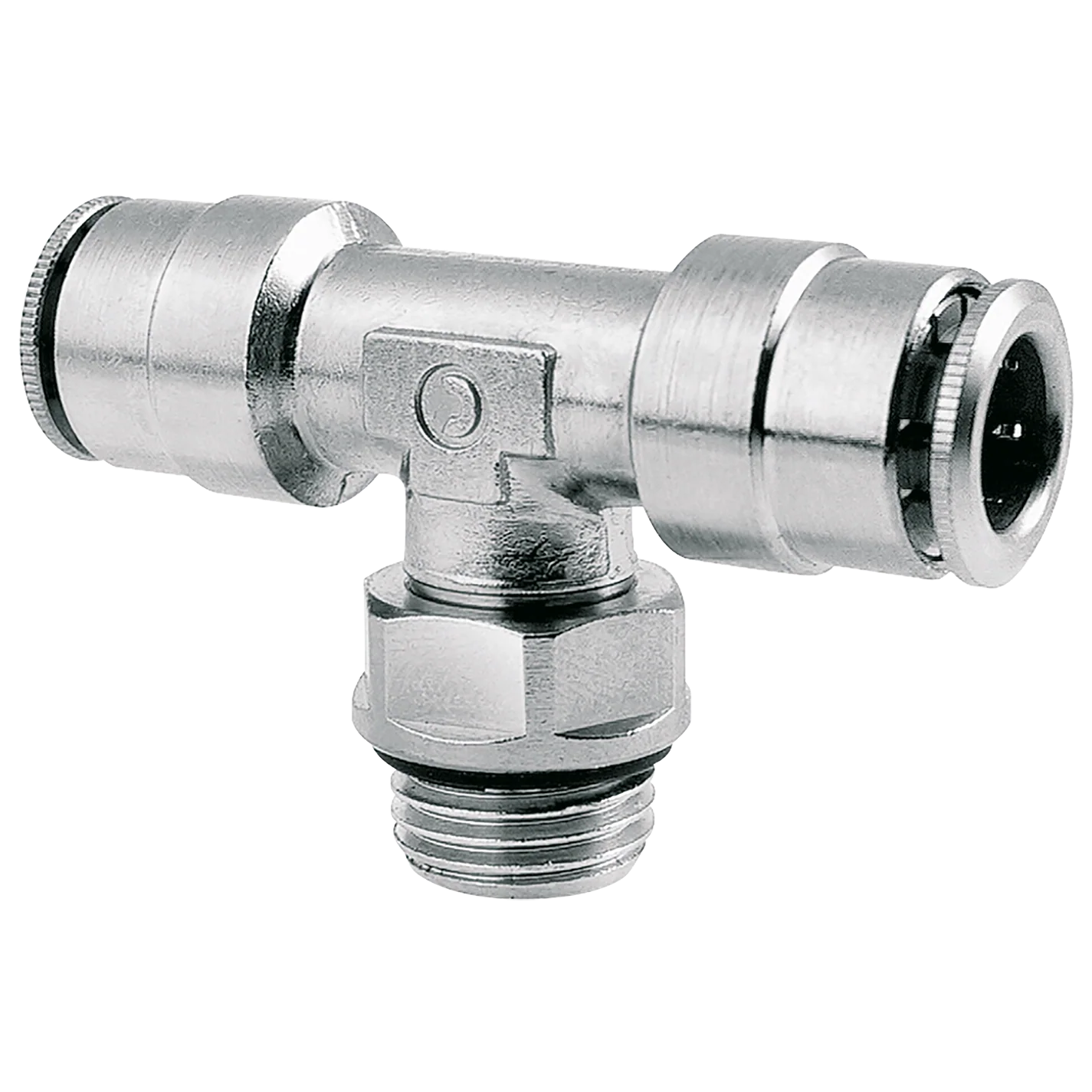 Camozzi 6432 3 M3 - 3mm O/Dxm3 O-Ring Swivel Branch Tee