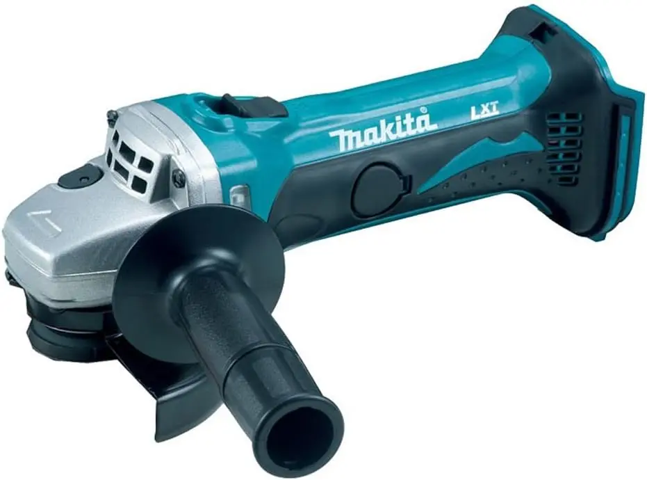Amoladora Makita DGA452Z, angular inalámbrica de iones de litio de 18 V, azul, pequeña