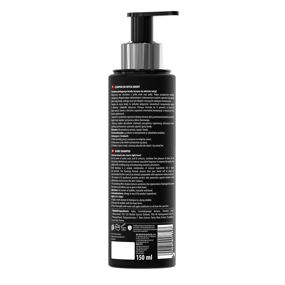 Apis Beard Care Beard Shampoo  �C Cleansing & Nourishing | 150?ml