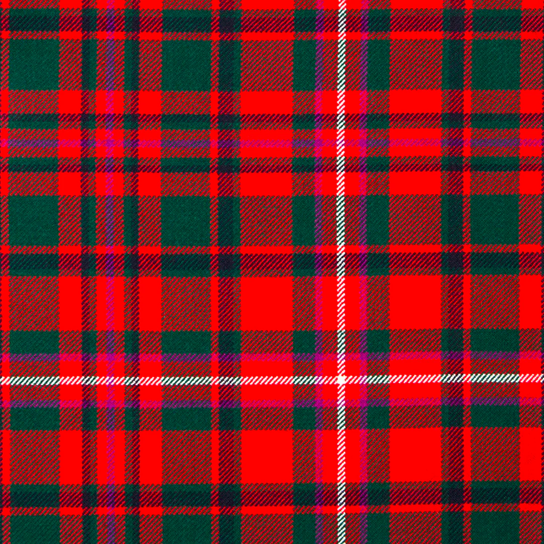 MacKinnon Red Modern Tartan