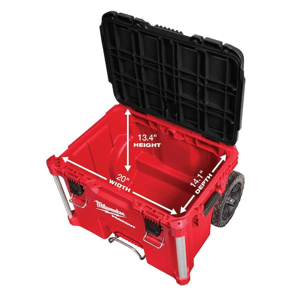 Milwaukee 48-22-8426-48-22-8429 Packout Rolling Box and XL Tool Box - 3