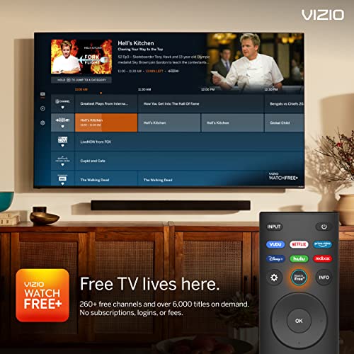 VIZIO D-Series 40′′ Smart TV, Full HD 1080p, AMD FreeSync, Apple AirPlay, Black