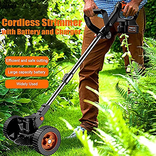 Rasaerba A Batteria, Asta Telescopica Regolabile Tosaerba Elettrico Multifunzione Per Uso Domestico 21V 2000mA Nero Tosaerba A Batteria Per La Cura Del Prato Vialetto Giardino (15 Celle A Batteria) : Amazon.it: Giardino e giardinaggio