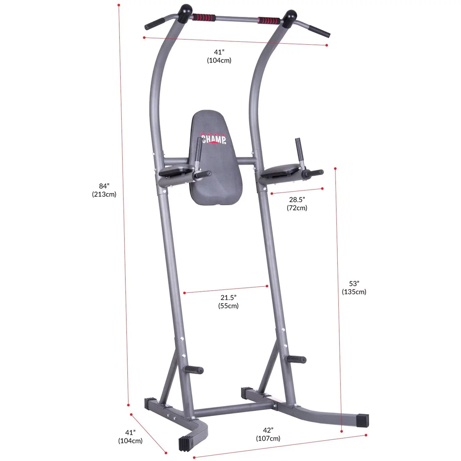 Estación de musculación multifuncional Body Champ PT620 para entrenamiento de la parte superior del cuerpo