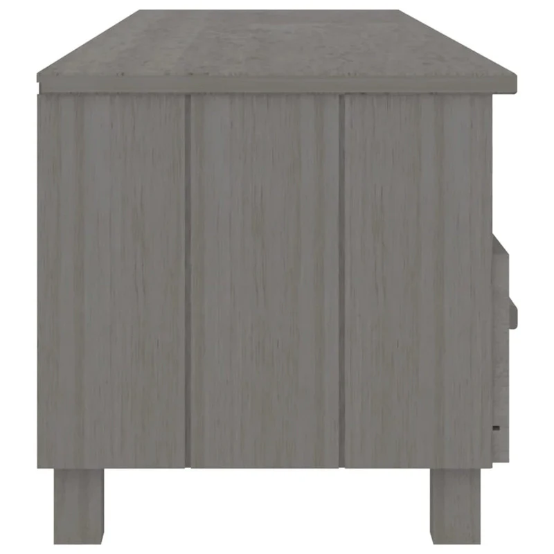 vidaXL TV Stand TV Console Sideboard TV Unit Cupboard HAMAR Solid Wood Pine - 62.2x15.7x15.7