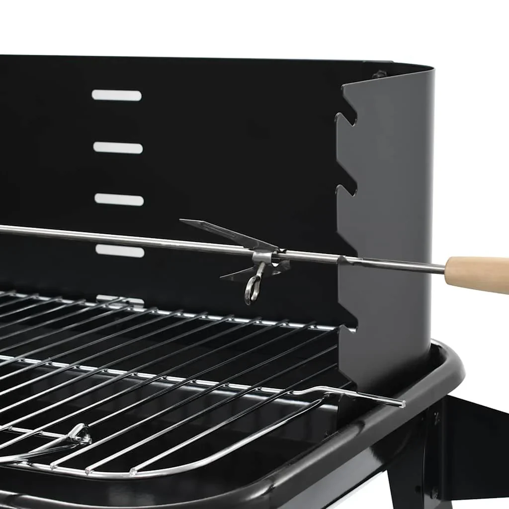 Barbacoa De Carbón Con Ruedas Vidaxl
